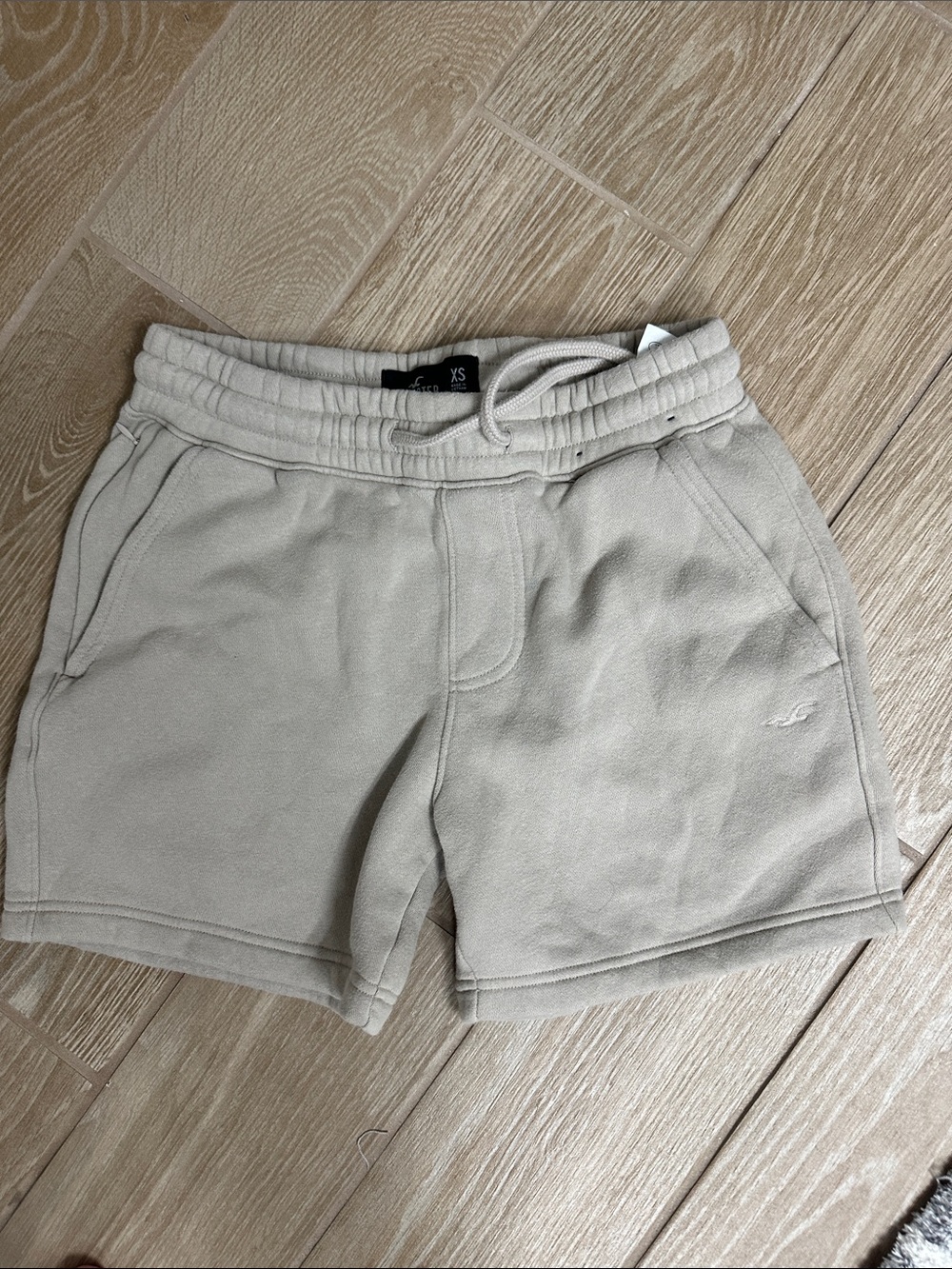 Hollister Women's Taupe Drawstring Casual Shorts